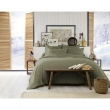 Housse de Couette 200 x 200 cm – Flanelle Unie – Candice Romarin Kaki, image n° 4