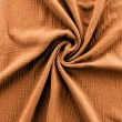 Housse de couette 260 x 240 cm + 2 taies – Gaze de coton uni 57 fils – ANGELIA Caramel, image n° 2