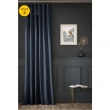 Lot de 2 Rideaux Ajustables Sixtine &ndash; 140 x 270 cm &ndash; Coton Flamm&eacute; &ndash; Minuit, image n° 1