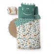 Housse de couette enfant réversible 140 x 200 cm – 100 % coton 42 fils – DINA, image n° 6