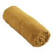 Drap Housse Double Gaze de Coton Safran – 180 x 200 cm – Bonnet 30 cm, image n° 1