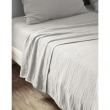 Drap Plat 240 x 300 cm – Double Gaze de Coton Luxe – Gaïa Nuage, image n° 1