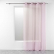Voilage à Œillets Grande Hauteur 140 x 280 cm – Étamine Crash Telma Rose, image n° 3