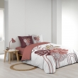 Parure de couette  240 x 220 cm + 2 Taies – Coton 42 fils – ASTRIA Rose, image n° 5