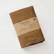Drap-housse 1 personne Ambre Camel – 90 x 190 cm – Bonnet 30 cm – Coton 57 fils/cm², image n° 3