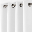 Lot de 2 Rideaux &agrave; &OElig;illets M&eacute;tal 140 x 260 cm &ndash; Uni Blanc &ndash; Essentiel, image n° 4