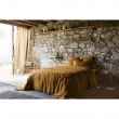Drap Plat en Lin Lavé 270 x 300 cm – Soline Caramel, image n° 4