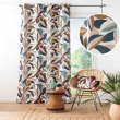 Rideau Grande Hauteur &agrave; &OElig;illets 140 x 280 cm &ndash; Polyester Imprim&eacute; Lavinia, image n° 2
