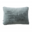 Coussin déhoussable 40 x 60 cm – Polyester imitation fourrure Sven Bleu arctique, image n° 1