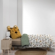 Pack Parure de lit enfant 140 x 200 cm + Drap Housse 90x190 cm Jaune – TIGRY –, image n° 5
