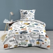 Housse de couette enfant 140 x 200 cm + 1 taie – Coton 42 fils – PTI BOLIDE, image n° 1