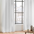 Rideau grande hauteur &agrave; &oelig;illets 140 x 280 cm &ndash; Polyester uni Essentiel Blanc, image n° 7