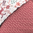 Housse de couette enfant réversible 140x200 cm – 100% coton – Motif faon BICHETTE – 42 fils, image n° 5