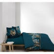 Housse de couette 260 x 240 cm en coton – Alianor Bleu – Imprimé tropical chic, image n° 2