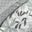 Parure de lit 6 pièces VOLTINE SAUGE – 260 x 240 cm – 100% coton – 42 fils/cm², image n° 3