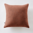 Coussin D&eacute;houssable 45 x 45 cm &ndash; 100 % Coton Textur&eacute; &ndash; Sixtine Terracotta, image n° 5