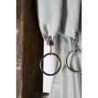 Rideau ajustable + 8 anneaux pince &ndash; Gaze de coton &ndash; 140 x 300 cm &ndash; Eucalyptus &ndash; Ga&iuml;a, image n° 5