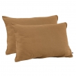 Lot de 2 Taies d’Oreiller en Double Gaze de Coton – 50 x 70 cm – Camel, image n° 1