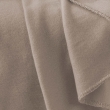 Plaid 125 x 150 cm – Polaire Uni MILOU – Taupe – Finition Point Cavalier, image n° 2