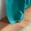 Rideau en shantung effet brillant 140 x 240 cm &ndash; Shana Bleu, image n° 4