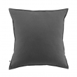 Taie d’oreiller 63 x 63 cm – Flanelle chaude – Collection Candice – Coloris Anthracite, image n° 1