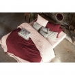 Housse de couette 2 personnes 240x220 cm – Double gaze de coton Luxe – Rose – Gaïa, image n° 3