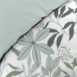 Pack Parure de couette VOLTINE 240 x 220 cm – Coton 42 fils – + Drap Housse 140x190 cm Sauge, image n° 3