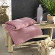 Drap de bain 90 x 150 cm &ndash; Coton &eacute;ponge uni Tendresse Rose &ndash; 500 g/m&sup2;, image n° 1