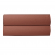 Drap-housse 140 x 190 cm Percale de Coton Peign&eacute; Terracotta &ndash; 80 fils/cm&sup2; &ndash; Bonnet 35 cm, image n° 5