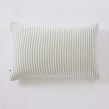 Taie d&rsquo;oreiller LIVIA 50 x 70 cm &ndash; Double gaze de coton ray&eacute;e &ndash; Eucalyptus, image n° 1