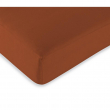 Drap housse 2 en 1 imperm&eacute;able 140 x 190 cm &ndash; Coton 57 fils &ndash; DUO PROTECT Paprika, image n° 4