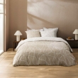 Parure de lit r&eacute;versible 240 x 220 cm Clara &ndash; Coton imprim&eacute; relief + 2 taies, image n° 1