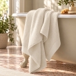 Drap de douche Softy 70 x 140 cm &ndash; &Eacute;ponge Zero Twist 100% coton peign&eacute; 600 g/m&sup2; &ndash; Noir, image n° 1