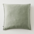 Lot de 2 taies d&rsquo;oreiller 63 x 63 cm Lyocell uni &ndash; LYSANDRE Lichen, image n° 3