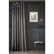 Lot de 2 Rideaux Ajustables Sixtine &ndash; 140 x 270 cm &ndash; Coton Flamm&eacute; &ndash; Ardoise, image n° 1
