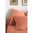 Lot de 2 taies d&rsquo;oreiller 63 x 63 cm Lyocell uni &ndash; LYSANDRE Terracotta, image n° 6