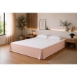 Cache-sommier 160 x 200 cm Double Gaze de Coton GA&Iuml;A Bordeaux &ndash; Qualit&eacute; Haut de Gamme, image n° 1
