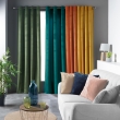Lot de 2 Rideaux Tamisants 140 x 240 cm &ndash; Velours Doux Velvetine &ndash; Drag&eacute;e, image n° 5