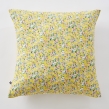 Taie d&rsquo;Oreiller 60 x 60 cm &ndash; Gaze de Coton Imprim&eacute;e &ndash; MANON Jaune Multicolore, image n° 2