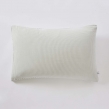 Taie d&rsquo;oreiller LIVIA 50 x 70 cm &ndash; Double gaze de coton ray&eacute;e &ndash; Eucalyptus, image n° 2