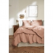 Housse de Couette 260 x 240 cm &ndash; Lin Lav&eacute; Fran&ccedil;ais Luxe Soline &ndash; Vieux rose, image n° 3