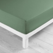 Drap-housse 2 personnes 160 x 200 cm coton 57 fils LINA C&egrave;dre &ndash; Bonnet 30 cm, image n° 1