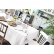 Nappe rectangle 150 x 350 cm + 6 serviettes de table &ndash; Double gaze de coton GA&Iuml;A Blanc, image n° 6