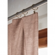 Rideau ajustable 140 x 270 cm &ndash; Lyocell Uni Lysandre Blush + 8 Anneaux Pince, image n° 3