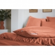 Taie d&rsquo;oreiller 63 x 63 cm &mdash; Lyocell uni LYSANDRE &mdash; 120 fils - Terracotta, image n° 6