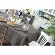Nappe rectangle 150 x 250 cm + 6 serviettes de table &ndash; Double gaze de coton GA&Iuml;A Granit, image n° 6