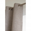 Rideau ATLAS Galet 140 x 240 cm &ndash; Jacquard fils teints &ndash; 8 &oelig;illets &ndash; 460 g/m&sup2;, image n° 3