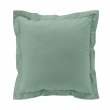Parure de lit 240 x 220 cm &ndash; Percale de coton 78 fils &ndash; Tilleul &ndash; Qualit&eacute; H&ocirc;tel &ndash; 2 taies 63x63 cm, image n° 4