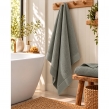 Drap de bain Softy 100 x 150 cm &ndash; &Eacute;ponge Zero Twist 100% coton peign&eacute; 600 g/m&sup2; &ndash; Ardoise, image n° 1