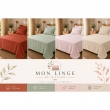 Drap Plat Percale 240 x 300 cm &ndash; Pur Coton Peign&eacute; Longues Fibres 80 Fils/cm&sup2; - Rose, image n° 6
